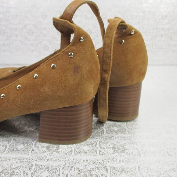 EURO SOFT Tan Block Heel Devi Pumps NWOT Size 9.5 - Picture 10 of 11